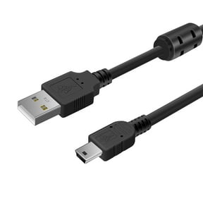 Mini USB Cable Type A to Mini B Charger Cord for PS3 Controller,MP3 Players,Dash Cam, Digital Camera, Compatible with GoPro Hero 3+ Hero4,Garmin Nuvi, 5ft