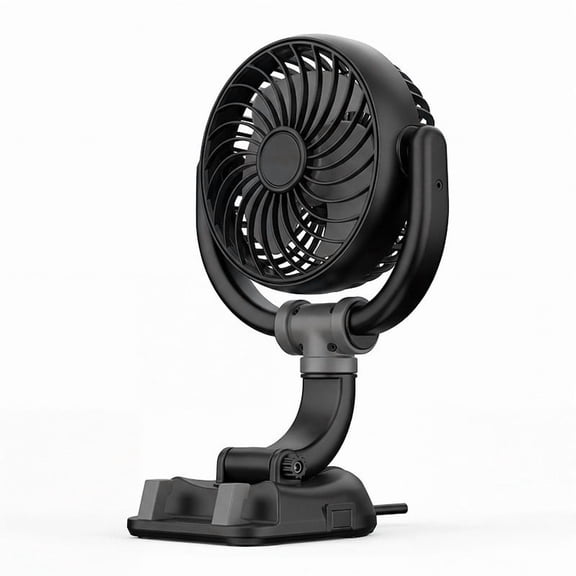 Mini USB Car Fan With Flexible Neck, Quiet Air Circulator For Dashboard Console Office Desk Vehicle Cooling Fan Portable Design