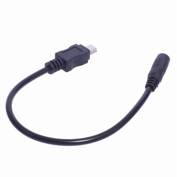 Mini USB Charging Cable DC3.5x1.35mm Female to Mini USB Male Converter Connector Cord 22AWG 20cm Length