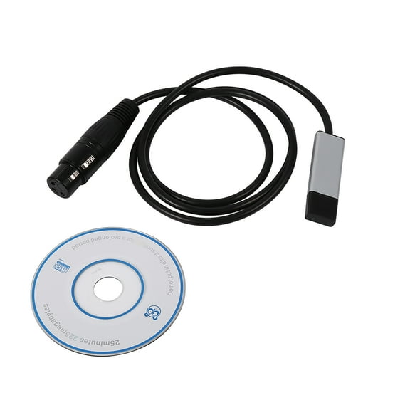 Mini USB DMX Controller: Easy Stage Lighting Control, DMX512, Supports Multiple Software Platforms