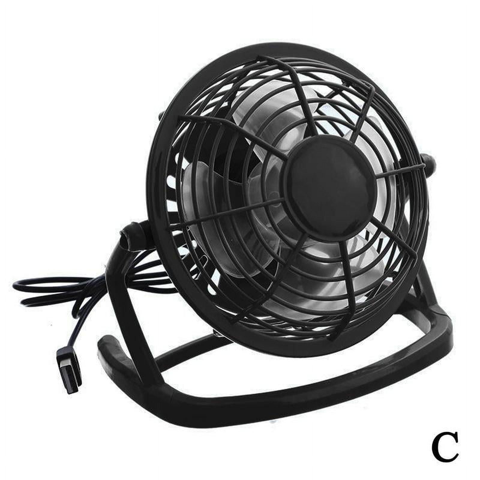 Mini USB Desk Fans Small Quiet Personal Cooler USB Powered Portable ...