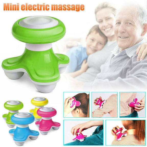 Mini USB Electric Handled Wave Vibrating Massager Full Body Massage, Random Colors