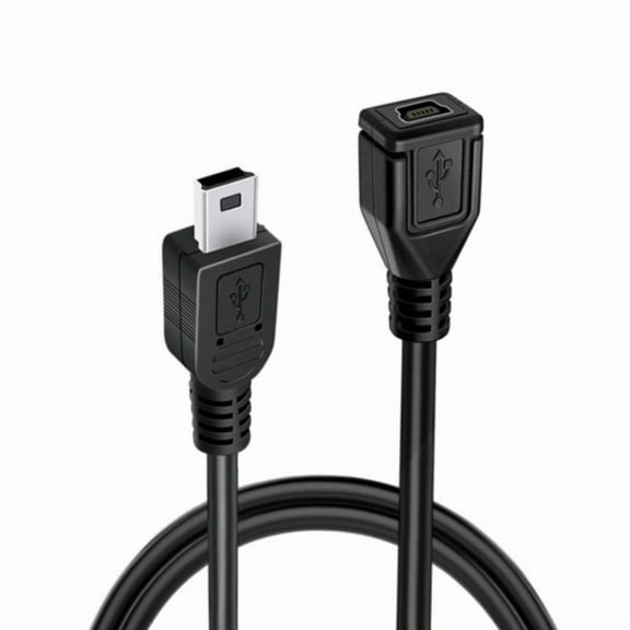 Mini USB Extension Cable USB 5Pin Male to Female Data Power Extension Cable Adapter for Dash Camera Digital Camera