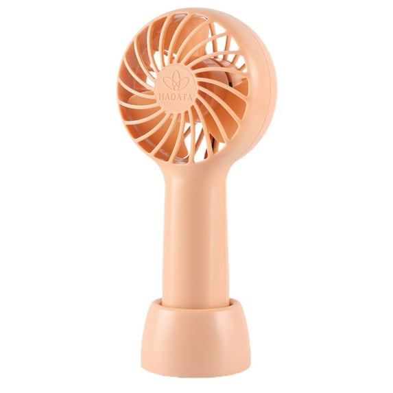 Mini USB Handheld Fan with Base Electric Fan 3 Speed Small Desktop Table Quiet USB Fan for Home Bedroom Office