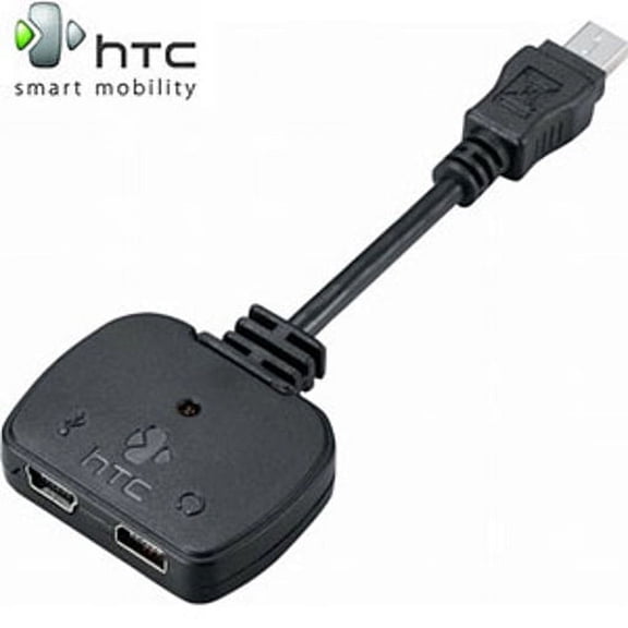 Mini USB Headset and Charger Splitter Compatible With HTC Google G1, Diamond 2 Touch