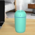 thumbnail image 1 of Mini USB Humidifier with Auto Shut Off,Portable Desktop Humidifier for Bedroom Office and Travel,220ml/420ml Capacity Quiet Mist Maker with Night Light Function(Green), 1 of 7