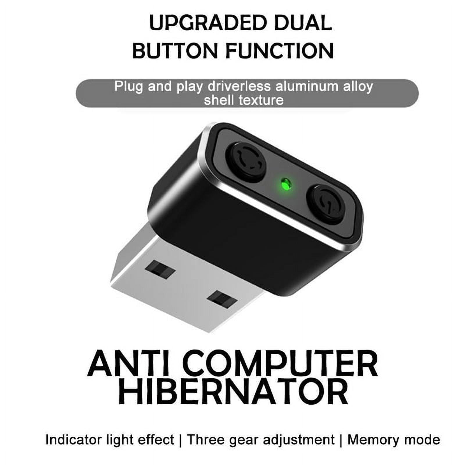 Mini USB Mouse Jiggler Undetectable Mouse Mover Anti Computer Hibernation Mobile Cursor Three
