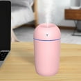 thumbnail image 1 of Mini USB Portable Humidifier for Bedroom,Office,Hotel,Car,Desktop Air Moisturizer,220ml/420ml Ultrasonic Mist,Silent Operation,Auto Shut-Off,Mood Night Light,Compact Travel-Friendly Design, 1 of 6