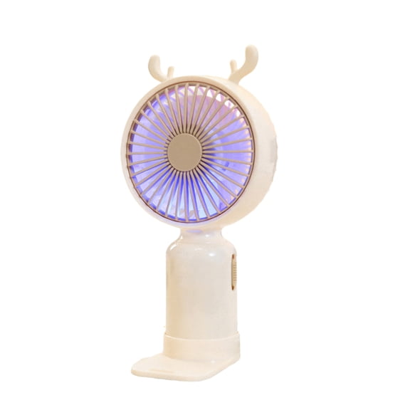Mini USB Rechargeable Handheld Fan - Portable Outdoor Fan with 3 Speeds, Quiet Operation, and Large Capacity Battery - Lightweight Plastic Design for Students and Summer Cooling Solutions