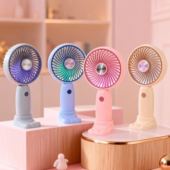 Mini USB Rechargeable Handheld Fan, Portable Outdoor Student Small Personal Air Circulator for Travel Camping