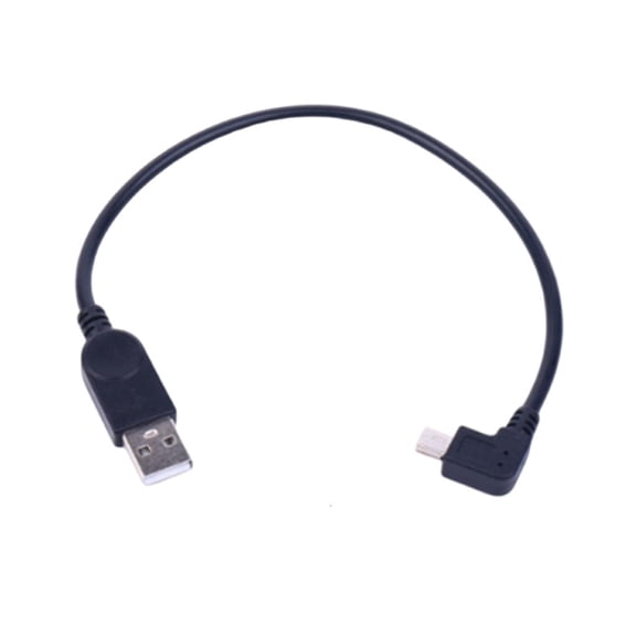 Mini USB Right Angle Cable USB Input Data Cord for Connecting Cameras and Device