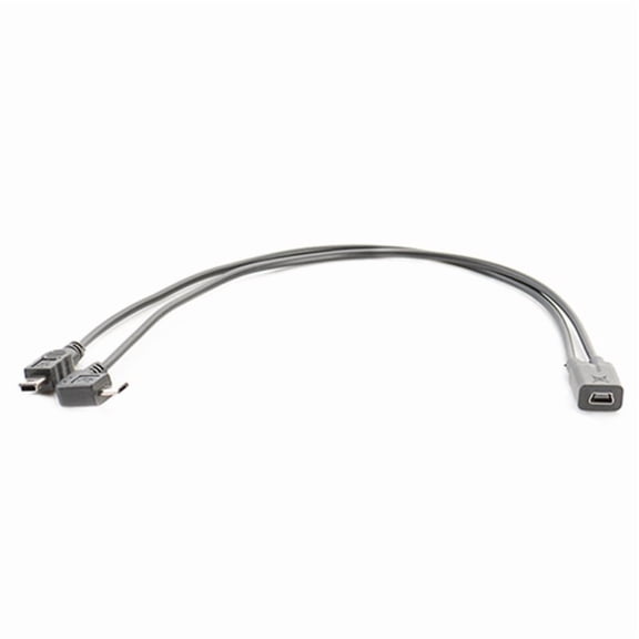 Mini USB Splitter Cable Mini Female to Male Micro USB Male Charger Wires