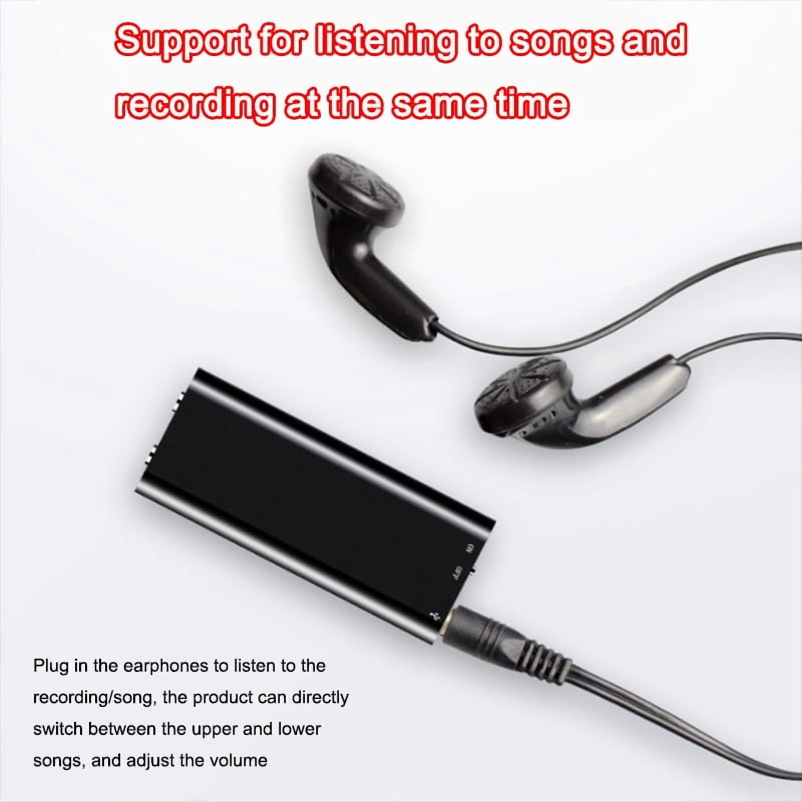 Mini USB Voice Recorder 16GB/32GB, HD Noise Cancellation Audio Recorder ...