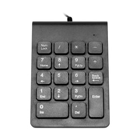 Mini USB Wired Numeric Keypad Numpad 18 Keys Digital Keyboard for Accounting Telle ABS9406