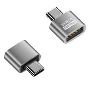 Mini USB to Type C Adapter - Type C to USB A Cable Converter, 5Gbps High-Speed, Compact & portable, for Laptops, Tablets, Phones
