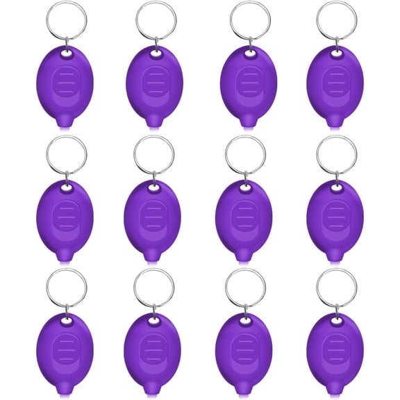 Mini UV  Flashlight, Portable Black Light, 12 Lumen Ultra Bright  Flashlight, Small  Flashlight for Stain Detection & Scorpion Finder,  Included (12PCS)