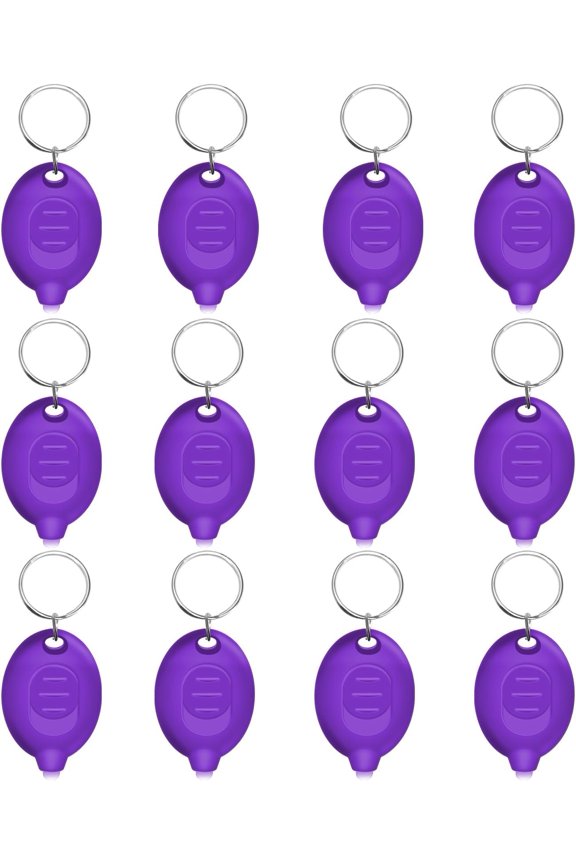 Mini UV  Flashlight, Portable Black Light, 12 Lumen Ultra Bright  Flashlight, Small  Flashlight for Stain Detection & Scorpion Finder,  Included (12PCS)