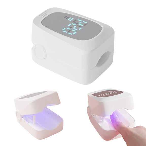 Mini UV LED Nail Lamp for Gel Nails, Portable Nail Dryer with Digital Timer Display, Compact Nail Curing Light for Fingernails and Toenails, Home Manicure Pedicure Nail Care Tool