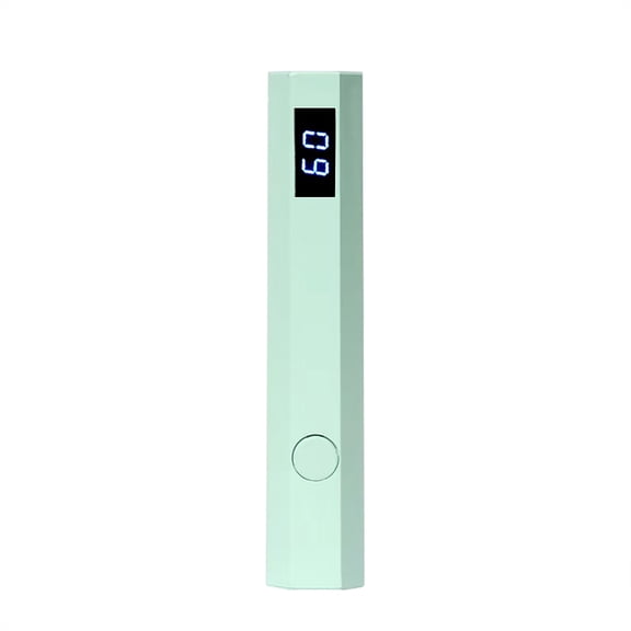 Mini UV Lamp for Gel Nails, Handheld UV Light for Nails, Portable LED Nail Lamp, Rechargeable Cordless U V Led Nail Lamp for Fast Curing, USB Small Nail Dryer with 2 Timers LED Screen