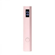 Mini UV Lamp for Gel Nails, Handheld UV Light for Nails, Portable LED Nail Lamp, Rechargeable Cordless U V Led Nail Lamp for Fast Curing, USB Small Nail Dryer with 2 Timers LED Screen