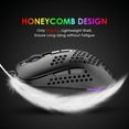 thumbnail image 1 of Mini Ultralight Wired Gaming Mouse,4 Kinds RGB Backlit,4 Levels Adjustable,Lightweight Honeycomb Shell Mice for PC Gamers,Xbox,PS4(Black）, 1 of 2