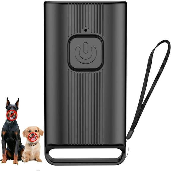 Mini Ultrasonic Dog Bark Deterrent Device - Rechargeable Portable Anti Barking Trainer for Own or Neighbor's Dog, Stop Barking Pet Training Tool with Ultrasonic Technology