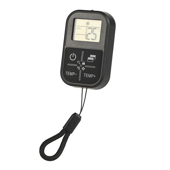 Mini Universal Air Conditioning Remote Control with Indoor Thermometer Function, Portable and Minimalist Design