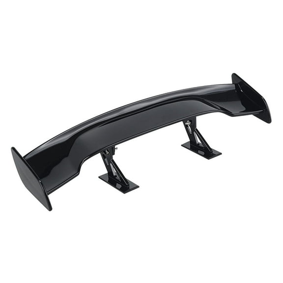 Mini Universal Car Spoiler Wing, Car Tail Wing Mini Rear Spoiler Durable Exterior Accessories Easy Installation for All Cars Black