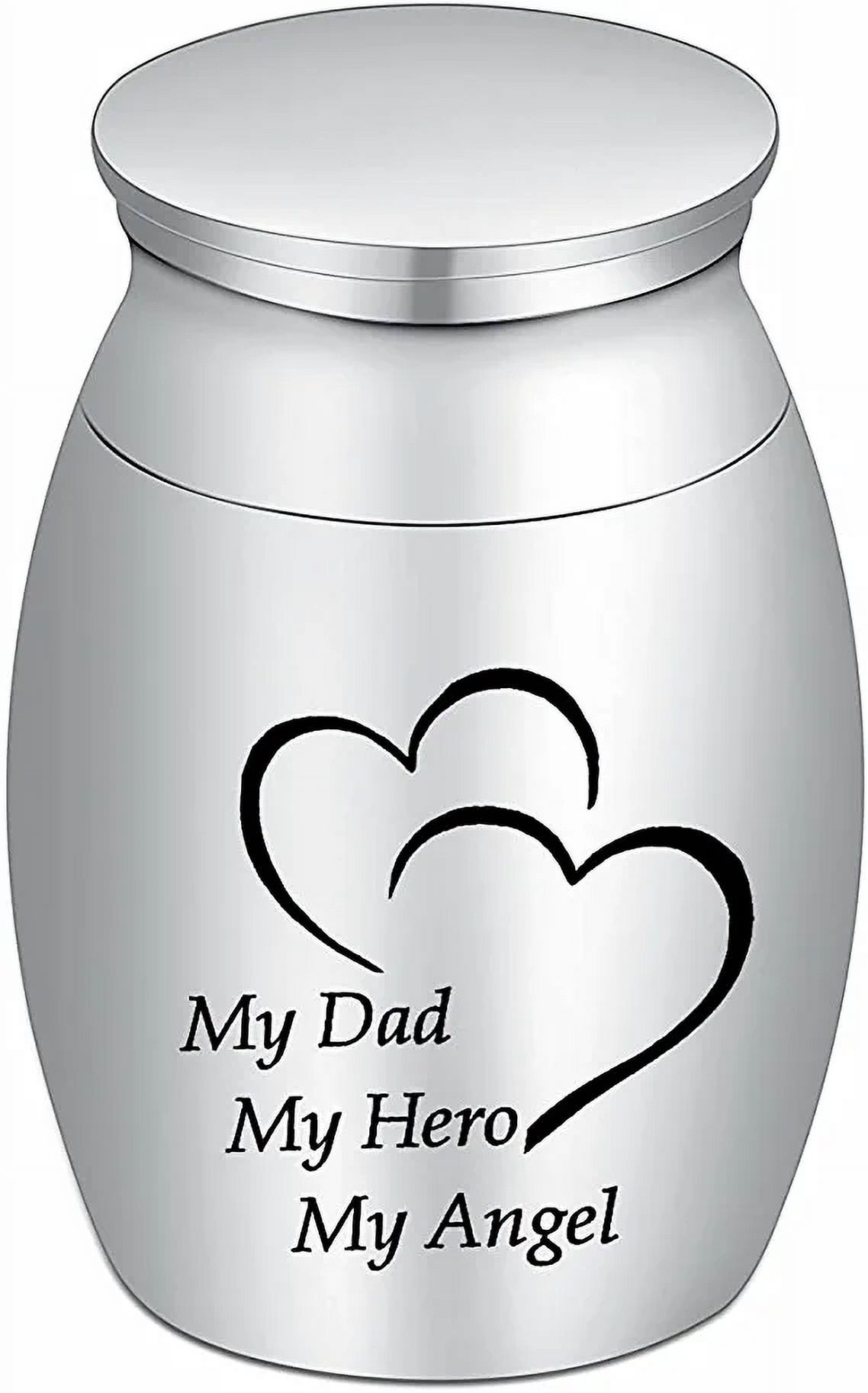 Mini Urns for Human Ashes Stainless Steel Small Cremation Keepsake Urns