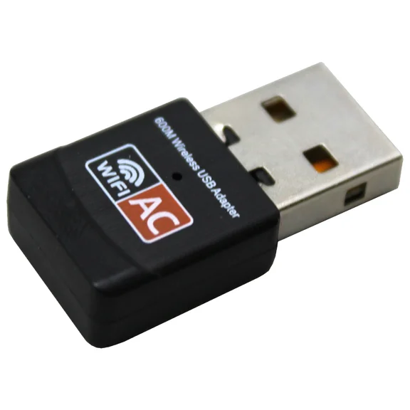 Mini Usb 600Mbps Wireless Wifi Adapter 802.11Ac/N/G/B Lan Internet Network Us