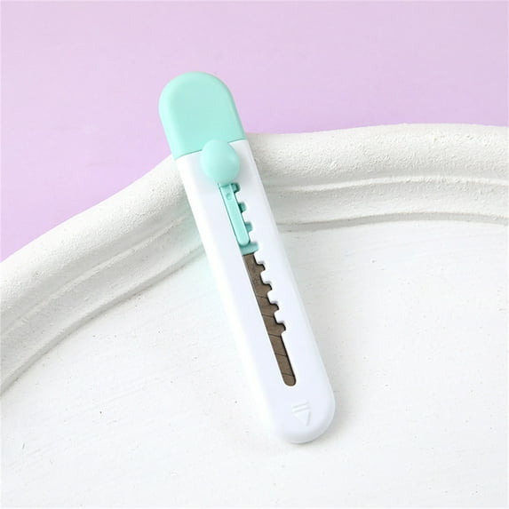 Mini Utility Knife Alloy Steel Blade Box Cutter with Safety Lock for Office School Home Use Compact Stationery Knife Wallpaper Cutter Packaging Tool Wholesale