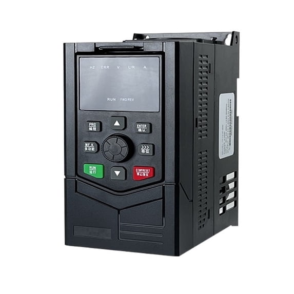 BuyWeek 4kW Frequenzumrichter – 380V 3-Phasen Eingang & Ausgang, VFD Mit Verlängerungskabel, 0-600 Hz Frequenzwandler 3phasig 380V 4kW