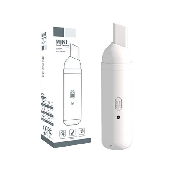 Mini Vacuum Portable Rechargeable Desk Car Vac for Dust Crumbs Pet Hairs Carpet