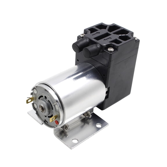 Mini Vacuum Pump With Holder High Negative Pressure Suction Diaphragm Pump DC 12V Mini Air Compressor Suction Pump 5L/min 65kpa ,Low Noise Operate