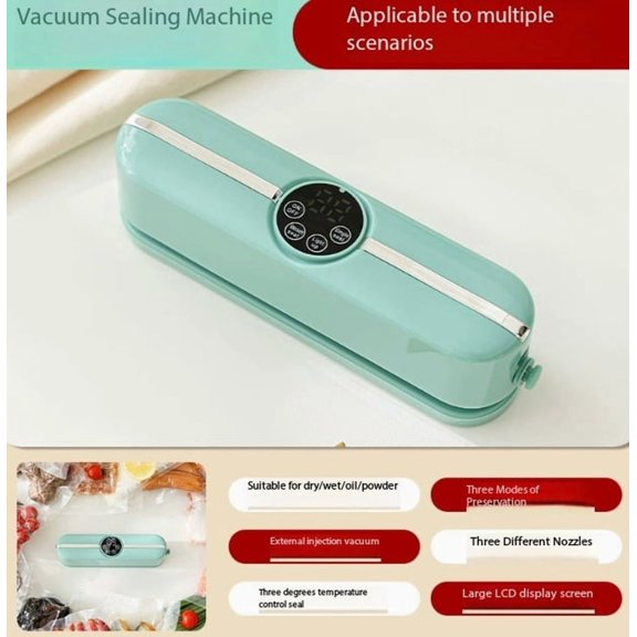 Mini Vacuum Sealing Machine | Automatic Food Preservation & Snack Packaging Device