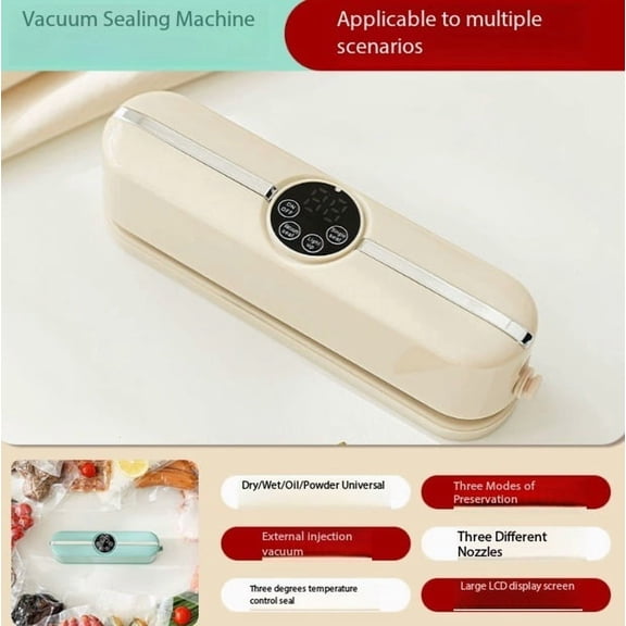 Mini Vacuum Sealing Machine | Automatic Food Preservation & Snack Packaging Device
