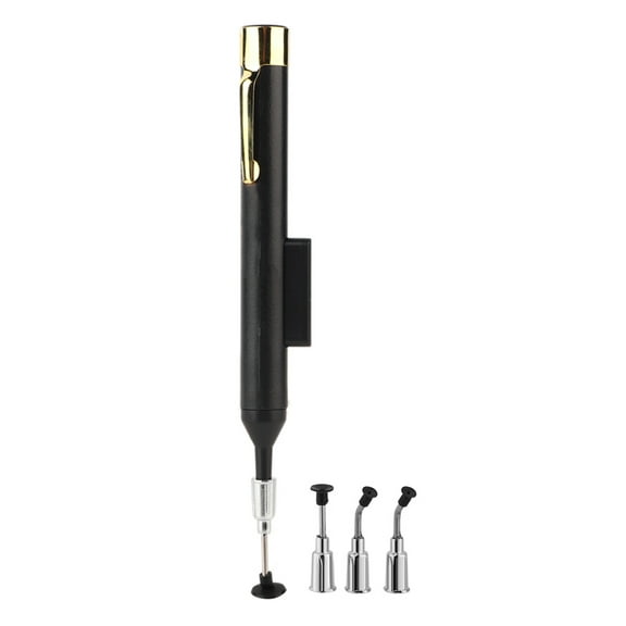 Mini Vacuum Suction Pen for ICs and Small Components, Portable Sucker Pick-up Tool with Headers, Vacuum Suction Pen for Precision Pickup