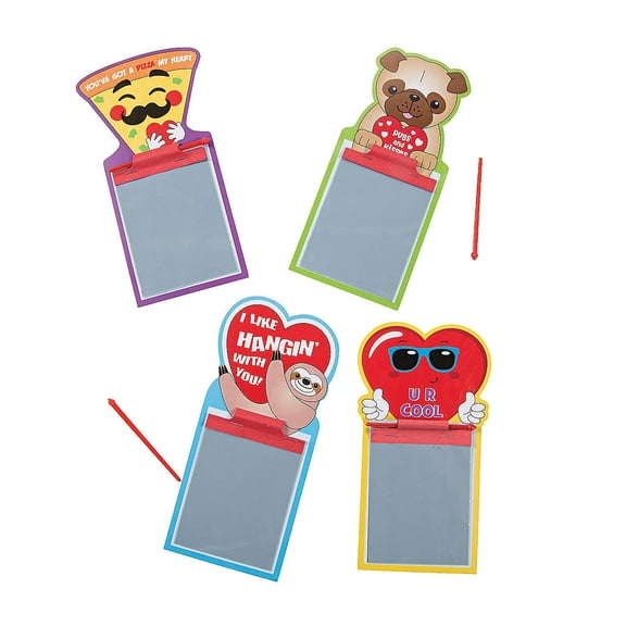 Mini Valentine Magic Pads, Stationery, Valentine's Day, 12 Pieces