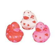 Mini Valentine Rubber Duckies (24Pc) - Party Favors - 24 Pieces