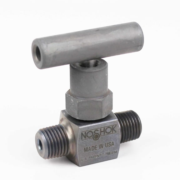 Mini Valve, Hard Seat, 1/8 NPT Male - 1/8 NPT Male, Steel, 0.172" Orifice