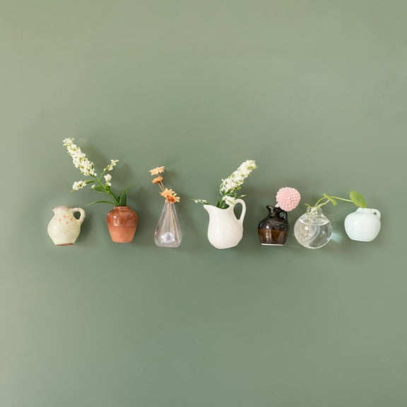 Mini Vase Fridge Sticker Set