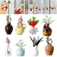thumbnail image 1 of Mini Vase Magnets for Fridge, Mini Ceramic Vase Magnets for Refrigerator, Plant Vases Refrigerator Magnets Cute, Tiny Magnetic Vases Decorative, Small Fridge Accessories Kitchen (8PCS), 1 of 7