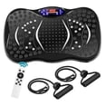 thumbnail image 1 of Mini Vibration Plate Machine with Control,120 Speed Levels and Loop Bands,Whole Body Workout Vibration Platform for Weight Loss,Lymphatic Drainage,Muscle Toning,Cellulite Reduction at Home, 1 of 9