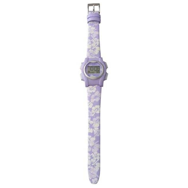 Mini Vibration Watch-Purple Flower Buckle Band