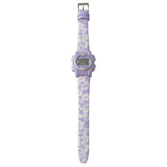 Mini Vibration Watch-Purple Flower Buckle Band