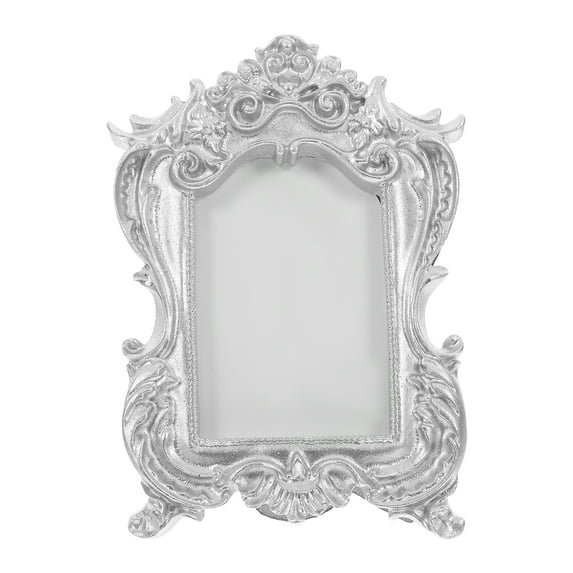 Mini Vintage Picture Frame Small Retro Photo Holder Decorative Picture Frame for Home and Bedroom Creative Resin Picture Frame for Tabletop Display
