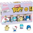 thumbnail image 1 of Mini Vinyl Figure Set – Cute Character Kitty 4‑Pack with Display Shelf – Boxed Collectible, 1 of 5