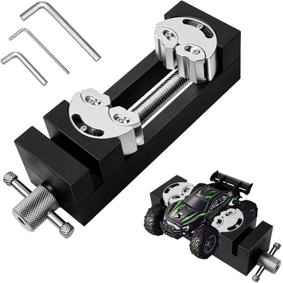 Mini Vise Clamp,Smart Fractal Vise,Heavy Duty Self-Adjusting Aerospace-grade Aluminum Alloy&Precision CNC Machined for DIY,Crafts,Jewelry Making,Modeling,Repair