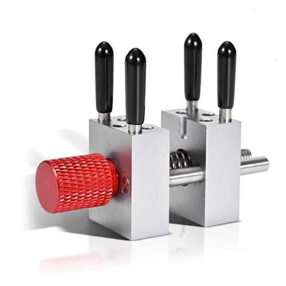 Mini Vise Clamp for Scale Model and Electronic Repair Aluminum Alloys Drill Press Vice Grip with Rubber Sleeve Supports