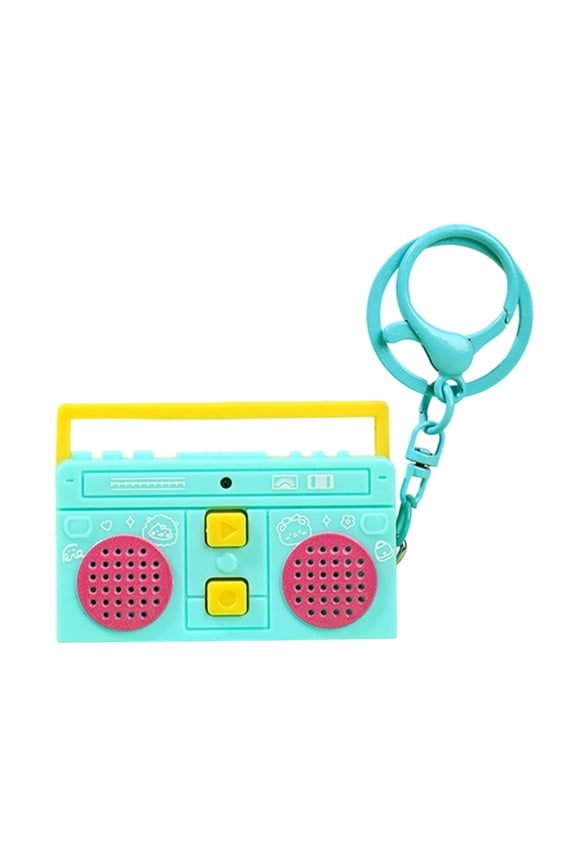 Mini Voice Recorder Keychain One Touch Recording Operation Durability Plastic Case for Daily Use in Multiple Color